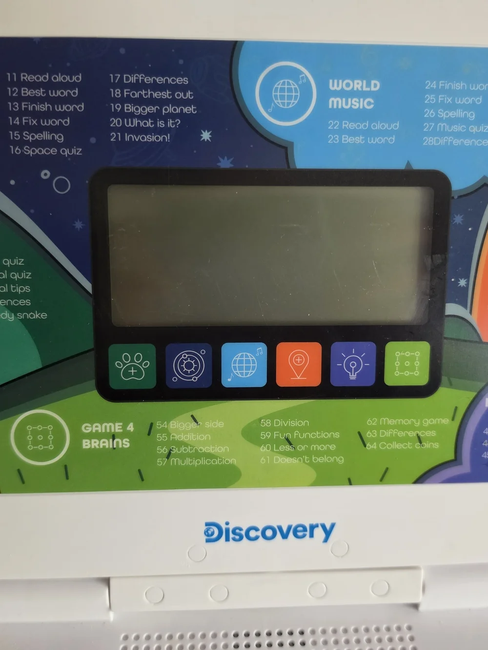 Discovery White Laptop with Blue Logo - Compact Portable Notebook